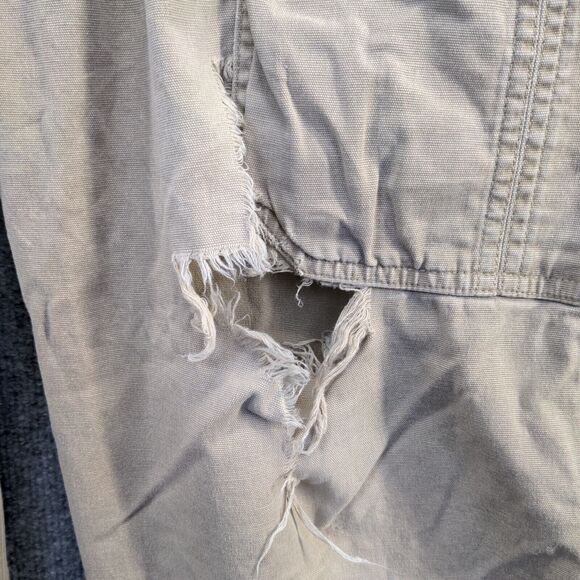 Duluth Trading Co. Men's Flex Fire Hose Cargo Pants Tan Size 36x32 Flat Front - Picture 8 of 15